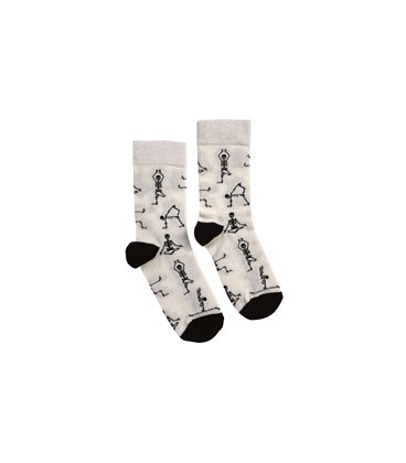 Шкарпетки RAO Йога Скелети (42-43) бежеві