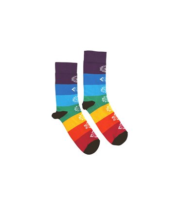 Шкарпетки RAO Йога 7 Чакр (39-41) кольорові
