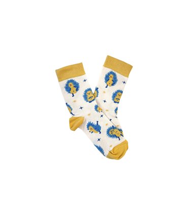 Шкарпетки RAO Йога Їжачки (39-41) бежеві