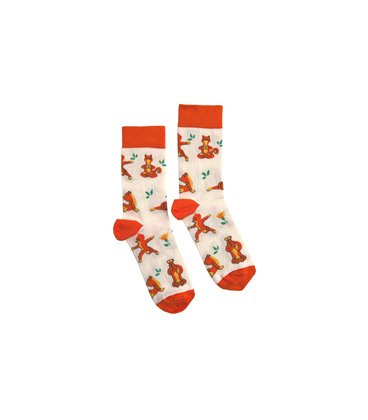 Шкарпетки RAO Йога Котики (39-41) бежеві