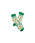 RAO Yoga Paisley socks (36-38) beige with yellow-green pattern