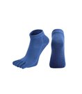 Шкарпетки для йоги та пілатесу нековзкі закриті Amber Grip синій (35-40)