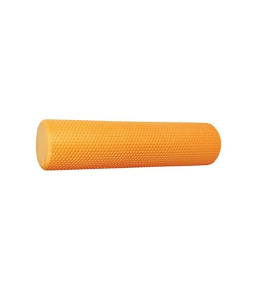 Масажний ролик для йоги, пілатес, фітнес Amber помаранчевий 60x15 см