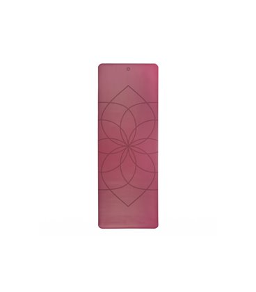 Килимок для йоги Phoenix Living Flower Bodhi ягідний 185x66x0.4 см