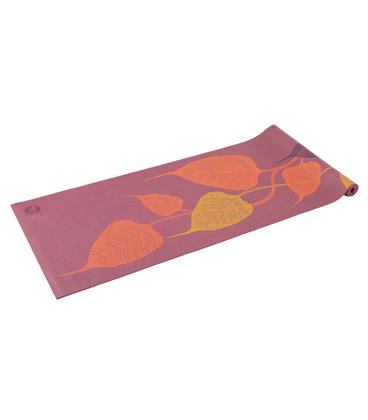 Килимок для йоги Leaves 3C Leela Collection Bodhi Червона Слива 183x60x0.45 см