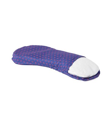 Бавовняна подушка для очей Bodhi з лавандою синій/фіолетовий 24*11 см