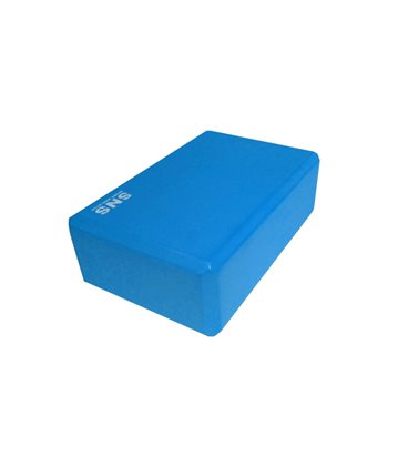 Блок для йоги SNS 22.5x14.5x7.5 см синій