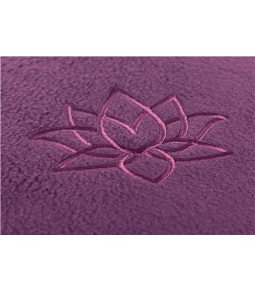 Йога-покривало (флісовий плед) Asana Lotus Bodhi сливовий 200х140 см