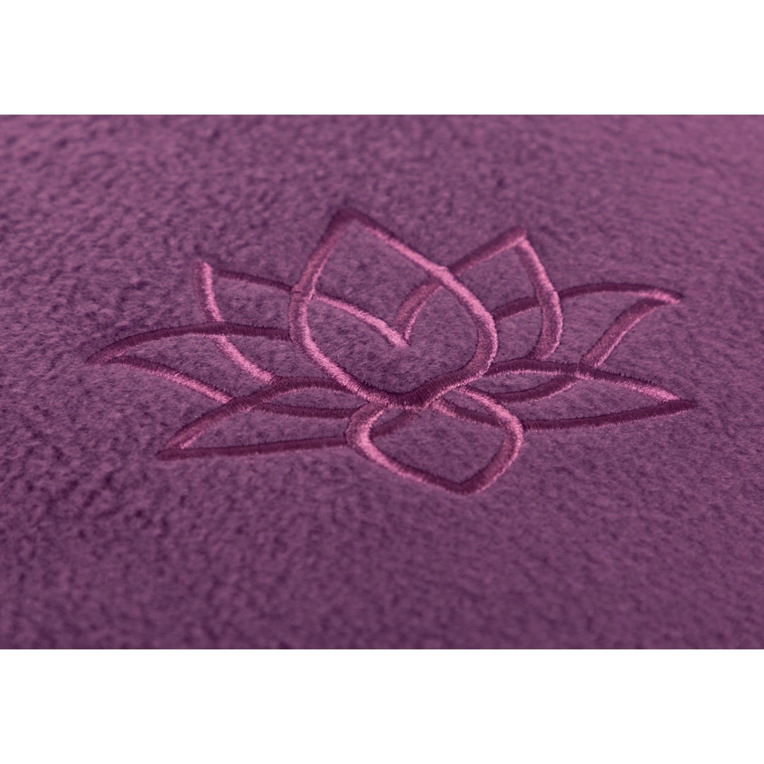 Yoga blanket (fleece blanket) Asana Lotus Bodhi plum 200x140 cm