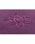 Yoga blanket (fleece blanket) Asana Lotus Bodhi plum 200x140 cm