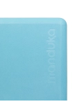 Mini yoga block Manduka Travel Yoga Block Aqua 10x11.5x15 cm blue