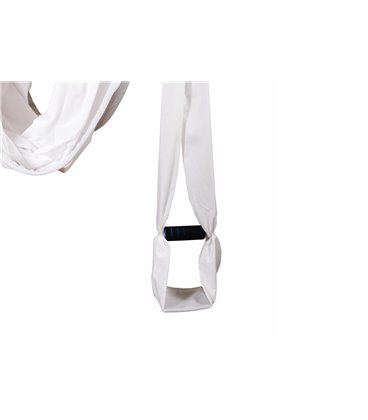 Гамак для йоги з регулюючими мотузками Comfort 280 x 180 см білий