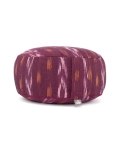 Meditation pillow Rondo Ethno Bodhi burgundy 32x17 cm