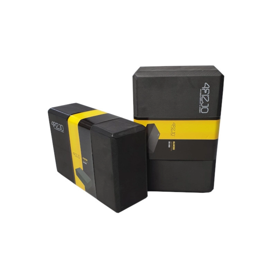 Yoga block 4FIZJO 23x15x7.6 cm black