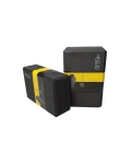 Yoga block 4FIZJO 23x15x7.6 cm black