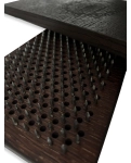 Sadhu board "Black Mandala" board with nails RAO solid oak pitch 10 mm wenge color