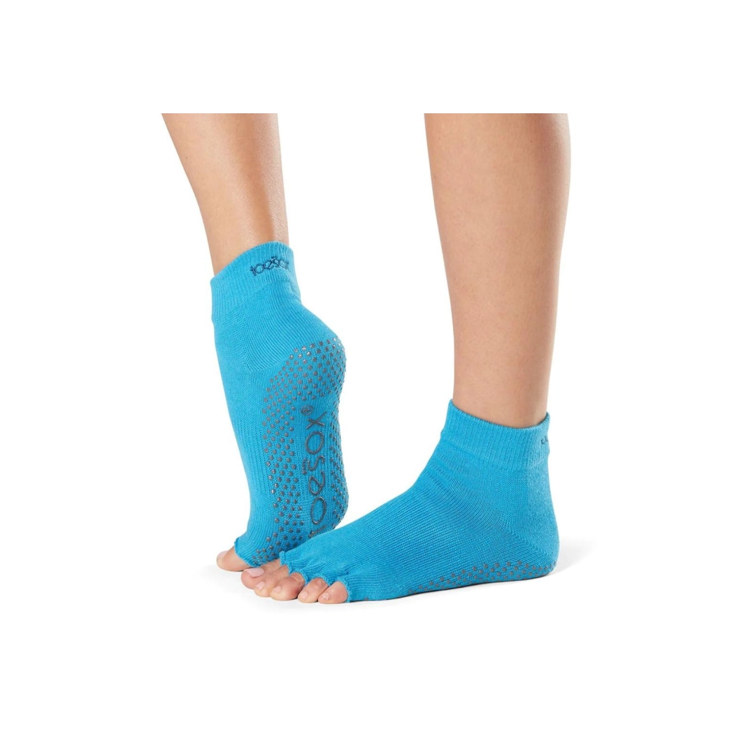 Носки для йоги ToeSox Half Toe Ankle Grip Skydiver M (39-42.5)