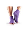 Шкарпетки для йоги ToeSox Half Toe Ankle Grip Light Purple L (43-45)