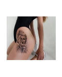 Temporary transfer tattoo Buddha Flower ArleySign 145x205 mm