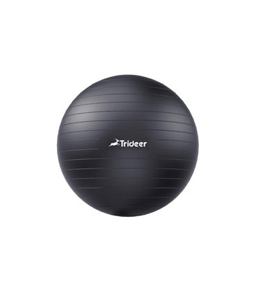 Фітбол м'яч для фітнесу Trideer 55 см чорний