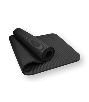 Килимок для йоги, фітнесу та пілатесу Urban Fit Amber 183x61x1 см чорний
