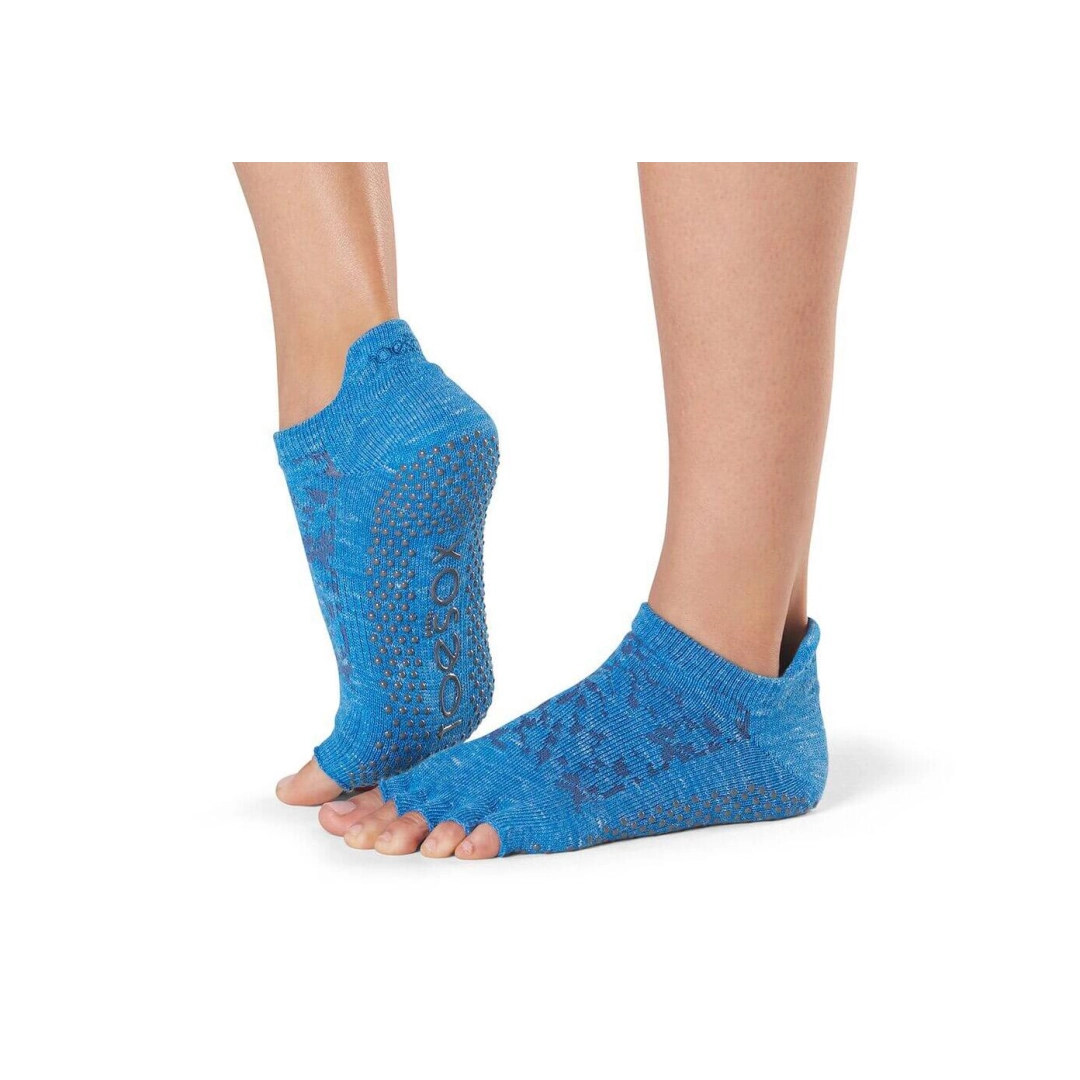 Носки для йоги ToeSox Half Toe Low Rise Grip Lapis M (39-42.5)