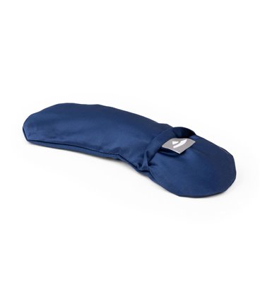 Подушка для очей Mako-Satin OM з лавандою темно-синя 23*11 см