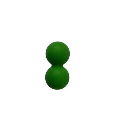 Массажный мячик Amber арахис Duoball 12x6 см зеленый