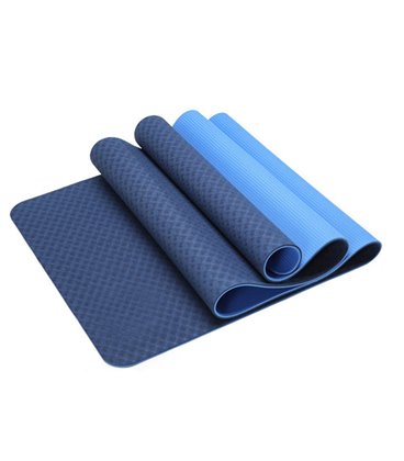 Коврик для йоги и фитнеса Hanuman PRO Amber 183x61x0.8 см синий/голубой