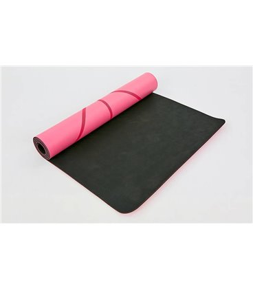 Коврик для йоги Amber Ganesh Align розовый 183x68x0.6 см