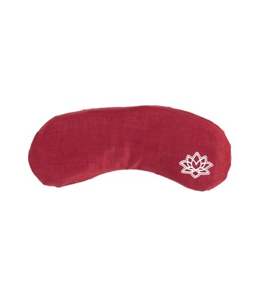 Подушка для глаз Lotus Bodhi с лавандой бордовая 23*11 см
