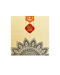 Коврик для йоги джутовый Ravi 7 Chakras Mandala Amber 183x61x0.3 см бежевый