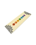 Коврик для йоги джутовый Ravi 7 Chakras Mandala Amber 183x61x0.3 см бежевый
