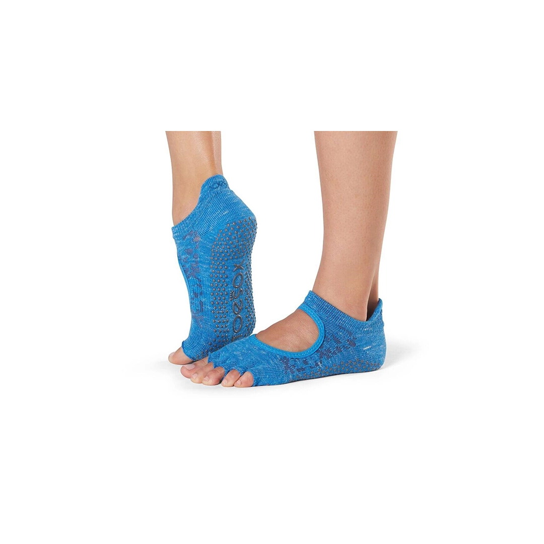 Носки для йоги ToeSox Half Toe Bellarina Grip Lapis М (39-42.5)