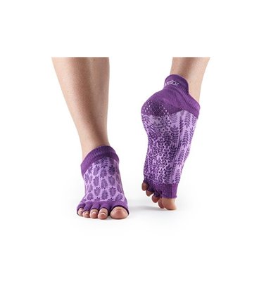 Носки для йоги ToeSox Half Toe Low Rise Grip Ivy М (39-42.5)