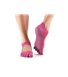 Носки для йоги ToeSox Full Toe Bellarina Grip Ruby М (39-42.5)
