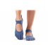 Носки для йоги ToeSox Full Toe Bellarina Grip Navy S (36-38.5)