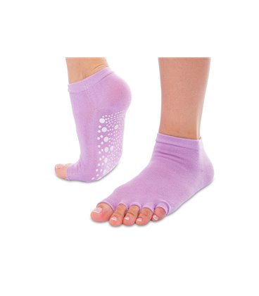 Носки для йоги нескользящие Miranda RAO фиолетовые (35-39)