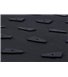 Массажный коврик ортопедический с камнями Amber 70x35 см черный
