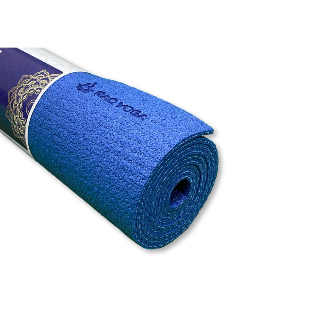 Коврик для йоги RAO Mantra 220x60x0.46 см синий