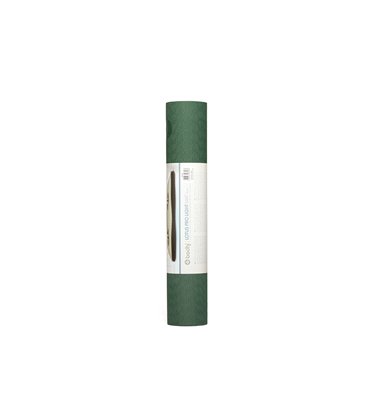 Коврик для йоги Bodhi Lotus Pro 183x60x0.6 см темно-зеленый/антрацитовый