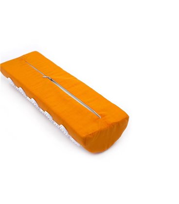 Массажный полувалик акупунктурный Relax 38*12*6 см оранжевый