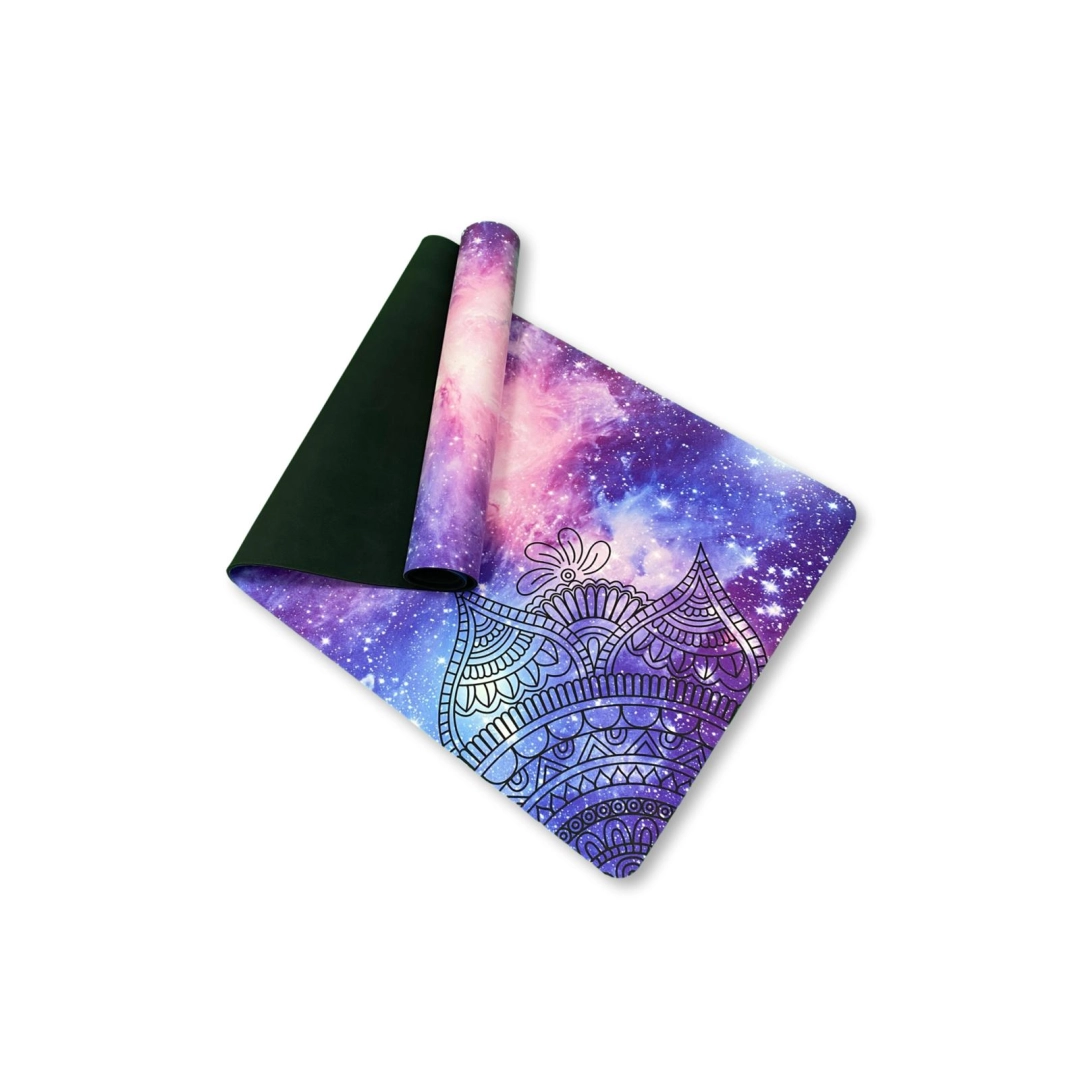 Коврик для йоги замшевый Rao Sitara Cosmic Mandala 183x68x0.5 см