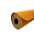 Коврик для йоги RAO Hanuman 183x61x0.5 см оранжевый черный