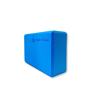 Блок для йоги RAO голубой 23x15x7.5 см