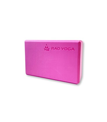 Блок для йоги RAO розово-лиловый 23x15x7.5 см