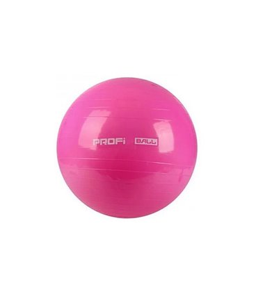 Фитбол мяч для фитнеса и йоги ProfiBall 75 см розовый