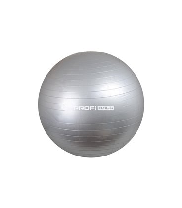 Фитбол мяч для фитнеса ProfiBall 55 см серый