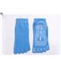 Носки для йоги нескользящие с закрытой стопой Sharlotte RAO голубые (36-39)