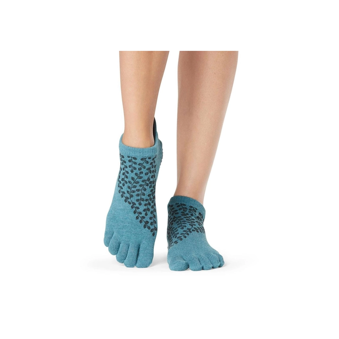 Носки для йоги ToeSox Full Toe Low Rise Grip Sprite S (36-38.5)